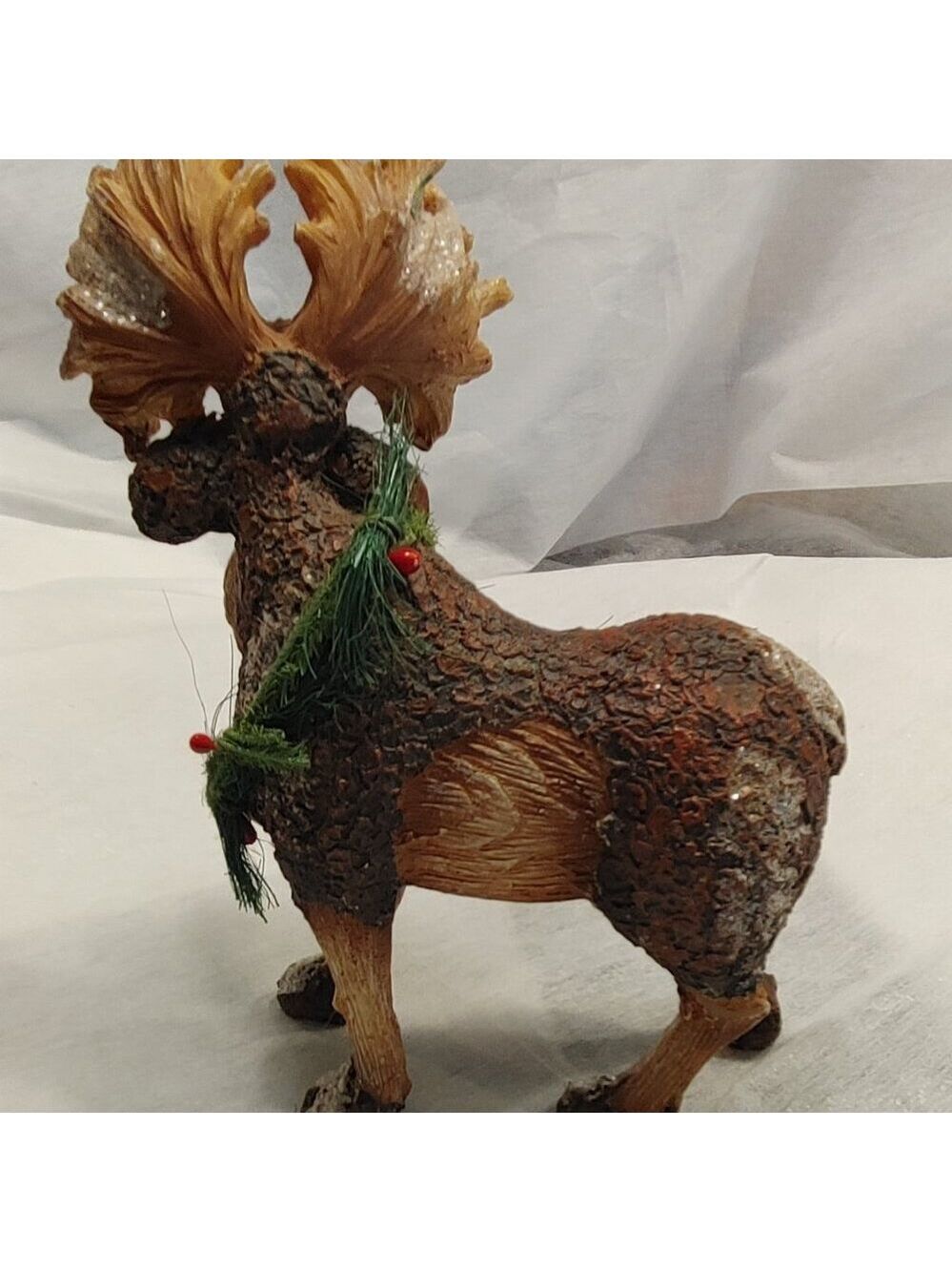 Adorable Humor Long-Faced Wild Moose Figurine – Ceramic Polyresin - Picture 2 of 8